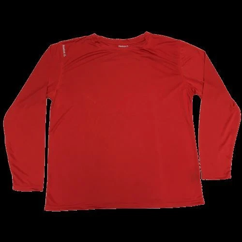 Reebok Speedwick Solid Performance Long Sleeve Red Shirt Mens Size 4XL NEW - Image 1 of 4
