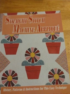 Straight Stitch Machine Appique Letty Martin 1994 Book - Foto 1 di 2