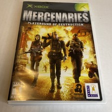 Mercenaries: Playground of Destruction (Microsoft Xbox, 2005) Complete & Tested