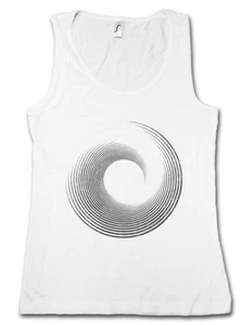 HYPNO CIRCLE II WOMEN TANK TOP Labyrinth Mystic Hypnotic Esoterik Spiral - Picture 1 of 1