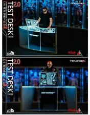 TOYS BOX 1/6 Iron Man Workshop Scene Props Test Desk 2.0 For 12'' Figure w/ LED