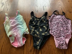 Girls Lot Of Three Swimsuits size 3T Gently Used - Picture 1 of 8
