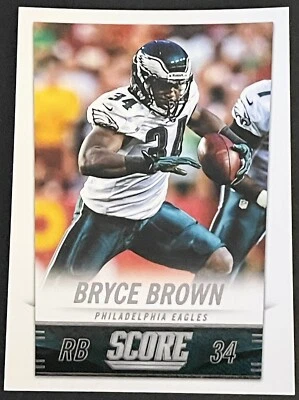 2014 Score Bryce Brown #168 Philadelphia Eagles - Image 1 of 2