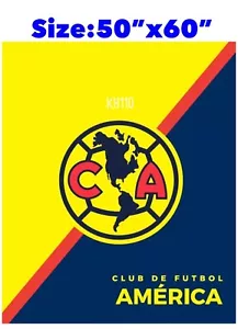 Club America Aquilas Luxury Plush 50"x60" Throw Blanket - Picture 1 of 4