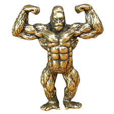  Brass Orangutan Ornament Gorilla Figurine Statue Gorilla-shape
