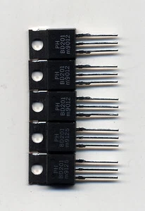 Lot de 5 x BD201 Transistor NPN 45V 8A TO-220 - Picture 1 of 1