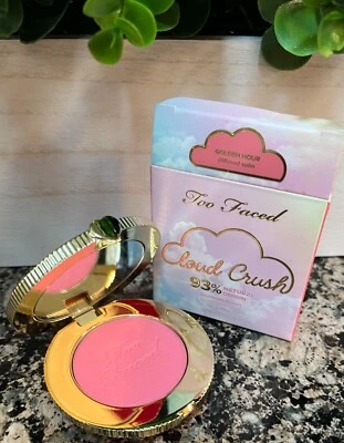 Too Faced CLOUD CRUSH Powder Blurring Blush GOLDEN HOUR Peach Pink 0.17 oz NIB!! - Image 1 of 3