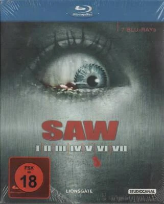 SAW I-VII FSK 18 BluRay Box NEU John Kramer Jigsaw - Bild 1 von 2
