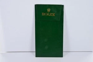 Genuine Rolex Vintage Green Plastic Service Pouch - Type 4 - Picture 1 of 4