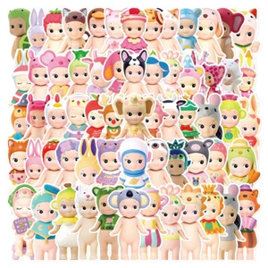 Set of 60 Sonny Angel Animals Pastel Kawaii Vinyl Stickers Waterbottle Laptop - Picture 1 of 7
