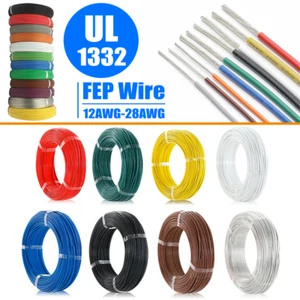 High Temperature 12AWG to 28AWG UL1332 Stranded Tinned Copper PTFE Cable Wire - Picture 1 of 8