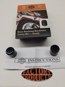 GENUINE HARLEY DAVIDSON Small Rear Docking Hardware Cover Kit 48225-10 - Picture 1 of 2