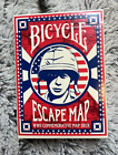 Bicycle Escape Commemorative Map WW II Limited Edition Playing Cards