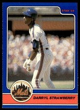 1984 STAR DARRYL STRAWBERRY NEW YORK METS #NNO