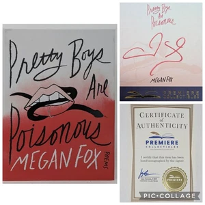 Megan Fox Signed Book Pretty Boys Are Poisonous Transformers TMNT Autographed - Imagen 1 de 11