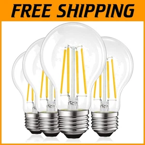 Dimmable Edison Light Bulbs 12W Soft White Damp Rated 4 Pack - Picture 1 of 9