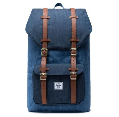 Herschel Little America™ Backpack - Faded/Dark Denim Crosshatch - Image 1 of 4