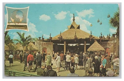 NEW YORK World's Fair 1964-1965 Caribbean Pavilion Vintage Postcard - Image 1 of 2