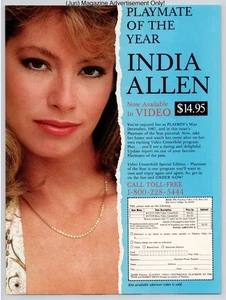 India Allen Playmate Video Offerta Pubblicità Vintage 1988 - Foto 1 di 5