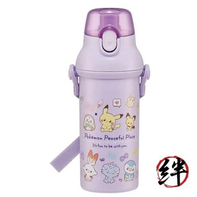 Water Bottle 16.9 fl oz (480 ml) Pokemon Made in Japan PSB5SANAG-A - Image 1 of 4