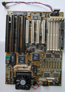 Gigabyte GA-586ATE/P ISA PCI socket 7 płyta główna, Pentium 100, 64 EDO RAM - Zdjęcie 1 z 6