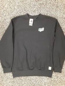 Carhartt K124 BLK Midweight Crew Neck Loose Sweatshirt Mountain Dew Logo Mens M - Picture 1 of 8