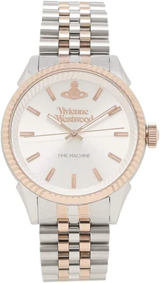 Двухцветные мужские часы Vivienne Westwood Seymour серебро и розовое золото VV242SLSR - Изображение 1 из 4