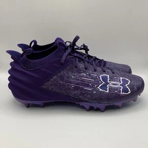 Scarpe da calcio Under Armour da uomo taglia 12 Blur Smoke 2 MC viola 3027978-500 - Foto 1 di 7
