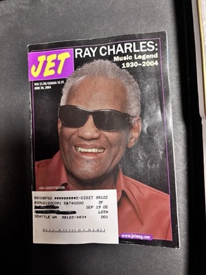 Jet Magazine June 28, 2004, Ray Charles Music Legend 1930-2004 - Image 1 of 2