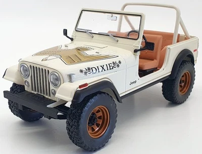 Greenlight 1/18 Scale Model Car 19065 - 1979 Jeep CJ7 Golden Eagle - White - Image 1 of 4