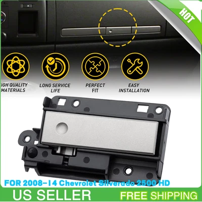 For 2008-13 Chevrolet Silverado 1500 Upper Glove Compartment Door Latch Handle - Image 1 of 4