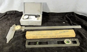 LOT 4 VINTAGE MACHINIST TOOLS TWIX HELIOS MITUTOYO BROWN SHARPE - LO (EZS003513) - Picture 1 of 12