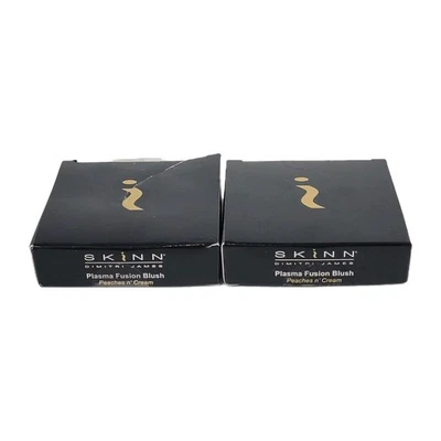 SKINN Dimitri James~Plasma Fusion Blush~Peaches n' Cream~0.2 oz~Lot of 2~NEW  - Image 1 of 3