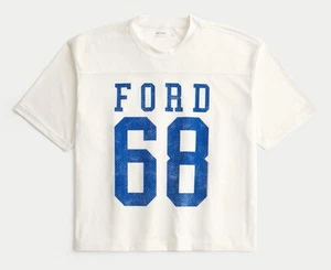 HOLLISTER BOXY CROP FORD GRAPHIC JERSEY SIZE Large - Picture 1 of 6