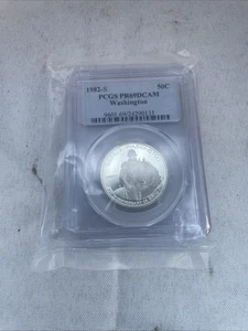 1982-S PCGS PR69DCAM Washington Modern Commemorative Half Dollar Proof 50C - Picture 1 of 6