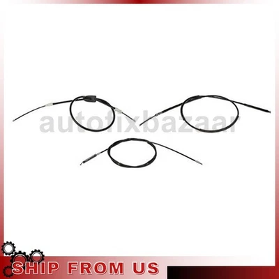 3 cables de freno de estacionamiento delanteros traseros para Dodge Ram 2500 Ram 3500 2004_ Foto 1 de 4