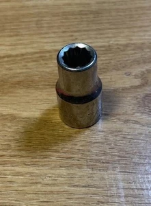 Craftsman 7/16" Shallow Socket,1/2” Drive,12pt, -EE- Series 47501   USA - Picture 1 of 3