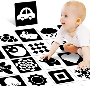High Contrast Baby Cards for Infants, Black and White High... - Picture 1 of 7