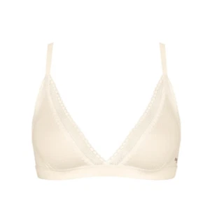 Brassière/bralette ivoire taille XS marque Sloggi en coton bio (or5) - Imagen 1 de 4