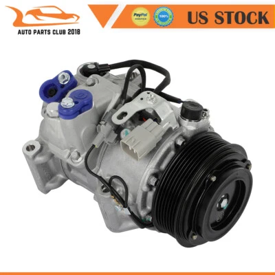 A/C AC Compressor w/ Clutch for Toyota Highlander 3.5L 2008 2009 2010 CO 11294C - Image 1 of 4