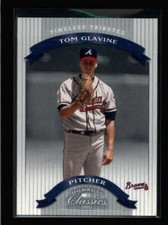 TOM GLAVINE 2002 DONRUSS CLASSICS #36 TIMELESS TRIBUTES #021/100 AZ4780