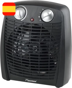 Calefactor, Termoventilador con 2 niveles de potencia,antivuelco y calentamiento - Imagen 1 de 5