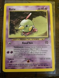 Natu 67/111 Wizards Neo Genesis Pokemon Card FRENCH (US Seller) NM - Picture 1 of 2