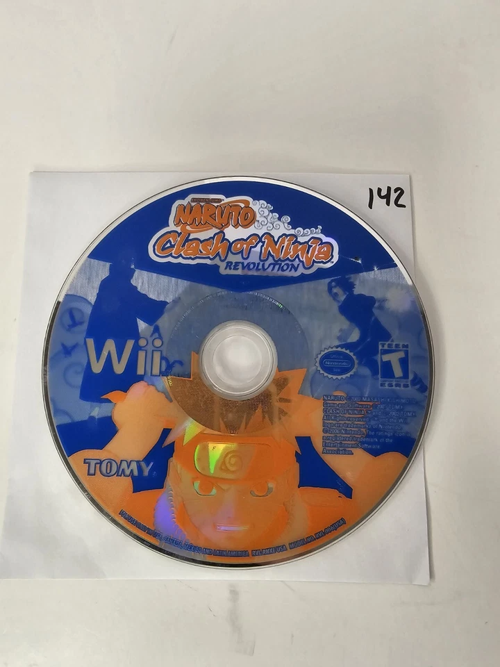 Nintendo Wii Disc Only TESTED Naruto Clash of Ninja Revolution 2007 - Image 1 of 1