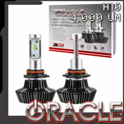 Oracle Lighting H10 4000 流明 LED 车头灯灯泡(一对)5234-001 — 第 1/2 张图片