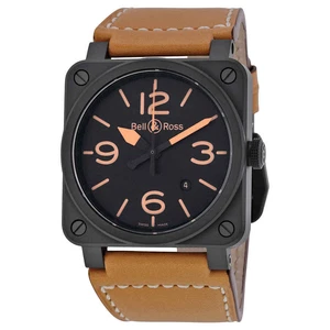 Bell and Ross Heritage Ceramic Black Dial Men's Watch BR0392-CERAM-HER - Picture 1 of 4