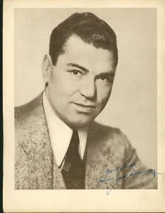 JACK DEMPSEY Signature/Autograph/Signed Picture Boxing Fighter - Picture 1 of 2