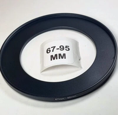 67-95mm Metal Step Up Lens Filter Converter Adapter Ring 67mm-95mm E67-E95 67-95 - Image 1 of 4