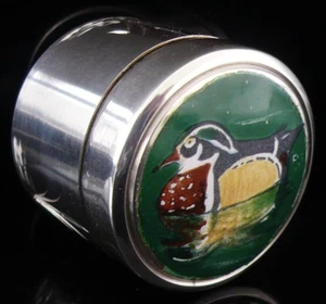 Sterling Silber Emaille Entendose, St James House Company 1978, limitierte Auflage 286/500 - Bild 1 von 12
