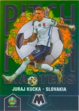 Juraj Kucka 2021 Mosaic UEFA Euro Cup 2020 Soccer Pitch Masters Insert Card #1